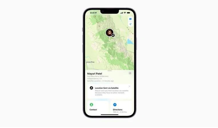 义马苹果14维修分享iPhone14系列中 FindMy功能通过卫星分享位置方法教程 