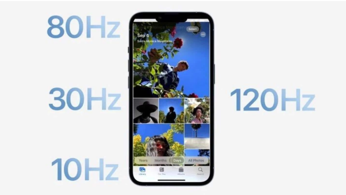 义马苹果14维修分享iPhone 14有高刷吗 